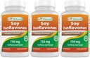 Najlepsze Naturals Soy Isoflavones 750 mg 120 kapsułek (120 liczenie (opakowanie po 3))