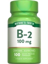 Natural 's Truth B2 Witamina 124; 100mg Witamina 124; 100 Kapsułki 124; Non- GMO & Gluten