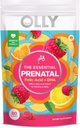 OLLY Prenatal Multivitamin Gumy, Wspiera zdrowy wzrost i rozwój mózgu, Kwas foliowy, Witamina D, Omega 3 DHA, Suplement do żucia, Citrus Berry Flavor, 40-Day Supply - 80 Count Pouch