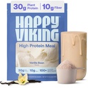 Szczęśliwy Viking Vanilla Plant Protein Powder, Stworzony przez Venus Williams, 20G Protein, Niski Carb, Keto, Wegan, Gluten- Free, Non-GMO, Superfoods, Kompletne Meal Replacement, 1 pojemnik (24 oz.)