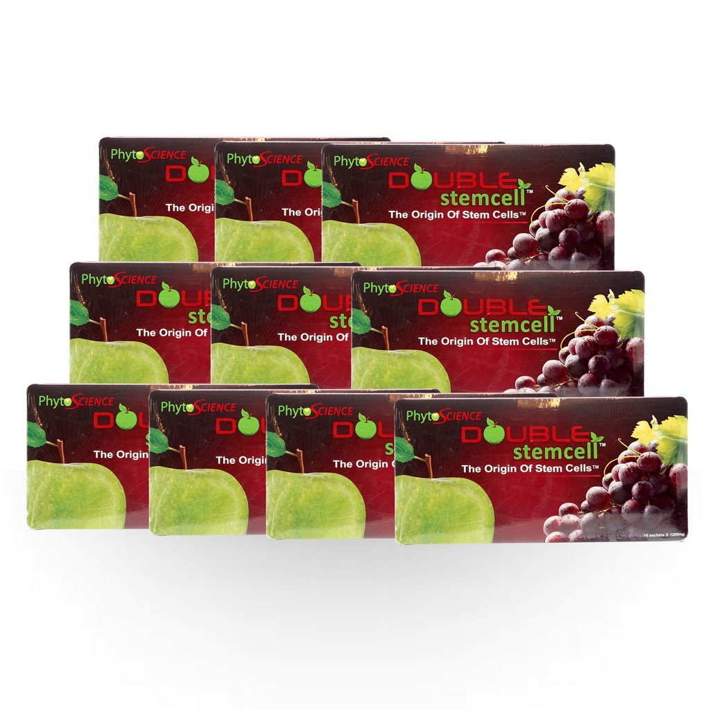 (Szwajcarski wzór jakości) 10x Phytoscience PhytoCellTec Apple Grape Double StemCell komórek macierzystych anty starzenia przez PhytoScience