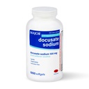 Docusate MAJOR Sodu 100mg, Stool Softener Laxative dla sporadycznych zaparcia Relief - Delikatny, Oddzielny, Stymulant- Free, 1000 Softgels