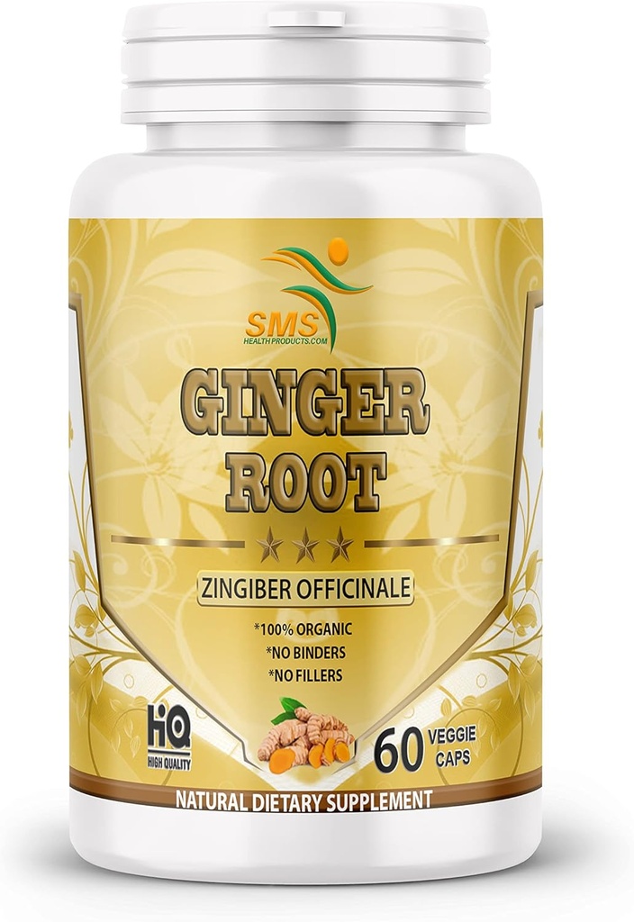 Organiczny proszek korzeniowy imbirowy (Zingiber officinale)