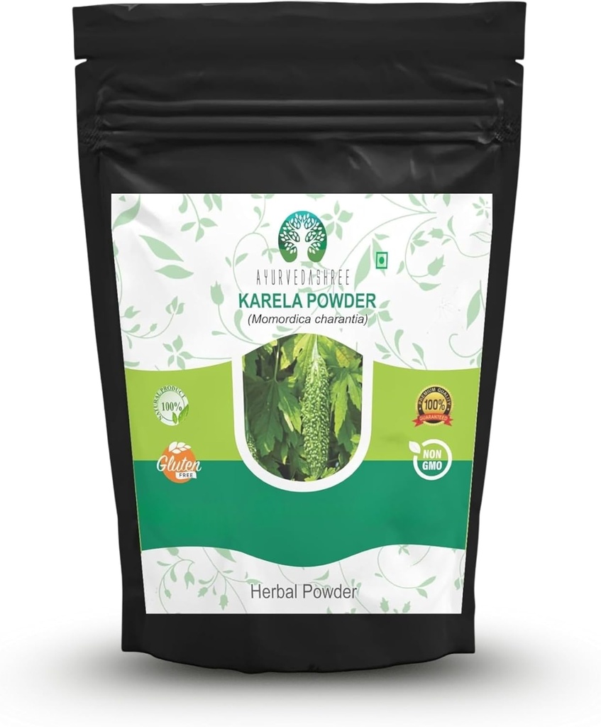 Gorzki Melon w proszku 200 Gm I Momordica Charantia / Karela Owoce w proszku I Zioła Ayurvedic I Wspomaganie czynności wątroby I Suplement ziołowy I Wspiera Skóra i Żołądek