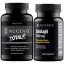 Nugenix Essentials Shilajit i Total- T Testosteron Booster dla mężczyzn