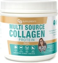 CB Suplementy Multi Collagen Protein - Zhydrolizowane Kolagen do stawów, Skóra, Gut, Włosy i paznokci Zdrowie - Vanilla aromatyczny proszek z typów I, II, III, V & X - Grass- Fed & Clean - 58 Sługi