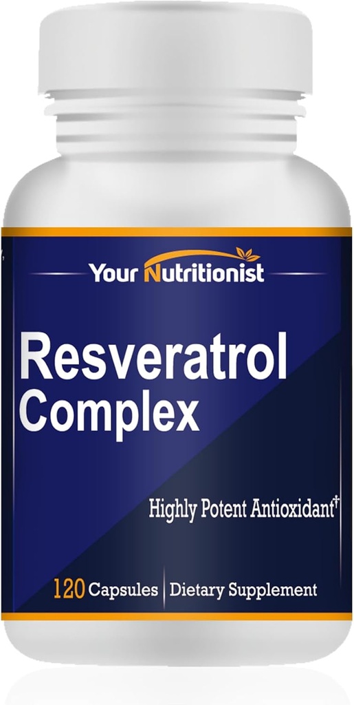 Resveratrol Complex Pothent Antioksydants, 120 Kapsułki, 60 Dni