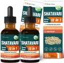Shatavari Extract Hormon Harmony Drops dla kobiet Estrogen Balance, Red Clover, Dong Quai & Black Cohosh Suplement dla menopauzy ulgi, PMS Wsparcie w / Dziki Yam, Vitex Berry. 4 oz