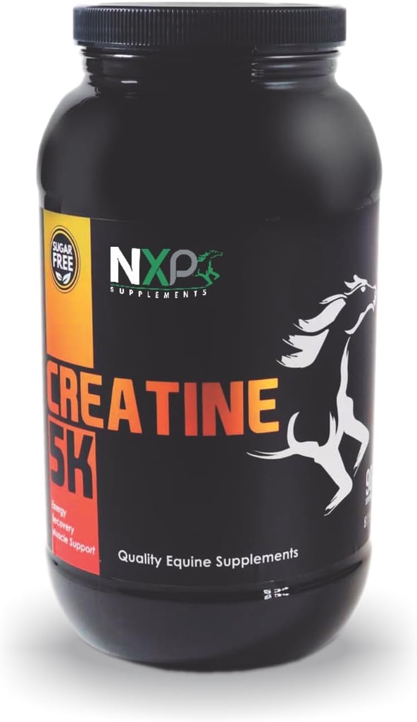 Kreatyna 5K - Energy Support Muscle Recovery Power Strength Endurance Supplements for Horses 5 lb (90 Służenia)