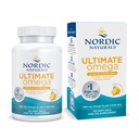Nordic Naturals Ultimate Omega in Fish Gelatin, Lemon Flavor - 60 Soft Gels - 1280 mg Omega-3 - High- Pottency Fish Oil Supplement - EPA & DHA - Promotes Brain & Heart Health - Non-GMO - 30 Servings