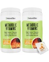 NaturalSlim Witaminy Metaboliczne - Połączenie wysokosprawnych multiwitamin, Minerałów, Kompleksu B, Msm, & Suplementy formuły dla mężczyzn i kobiet - Energia i Metabolizm Wsparcie - 2 Pack