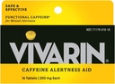 Vivarin, tabletki kofeinowe, 200 mg kofeina w każdej tabletce, Bezpiecznie i skutecznie pomaga Ci się obudzić, alertywność, suplement energetyczny, 16 tabletek - 5 opakowań