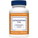 Witamina Shoppe Astaksantyna (Solasta) Branded Ingredient 12 mg (30 (30 Softgels)