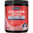 Multi Collagen Peptides Powder with Probiotics - Type I II III V X - Hydrolyzed Collagen Peptides with Multivitamins, Hyaluronic Acid & Biotin - Support Skin Hair Nail Joints & Gut, 35 Servings