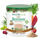 MacroLife Naturals MacroCoco Zielone Czekoladowe Superfood Proszek dla dzieci Surowe warzywa Probiotyki & Enzymy trawienne, Immunitet Energia, Non-GMO, Wegan, Gluten, Dairy Free - 7oz (32 Sługi)