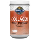 Ogród Życia Marine & Grass- Fed Colagen Peptydes Powder Supplement (Typ I, III) z Probiotyki i BCAA dla mobilności, Joint Health, Włosy, Skóra i paznokcie - Unflavored, 20g na serwis, 12 Służenie