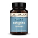 Dr Mercola Biothine Berberine z chromem - Wspiera zdrową funkcję metaboliczną - Zwiększona absorpcja - Nie-GMO, Gluten- Free & Soy- 30 Kapsułki (30 Służenie)