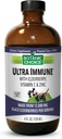 Botaniczny wybór - Ultra immunologiczny, Zawiera Elderberry z cynku i witaminy C, Syrop czarny Elderberry dla dorosłych i dzieci, Witaminy płynne do wsparcia immunologicznego, 4 Oz