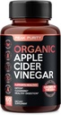 100% Organic Surowy Jabłko Cydr Ocet Kapsułki - Natural Detox Gut Cleanse & Zdrowa trawienie - Bez smaku i łatwe do połknięcia - Dodatkowa siła ACV Pigułki - 1000 mg