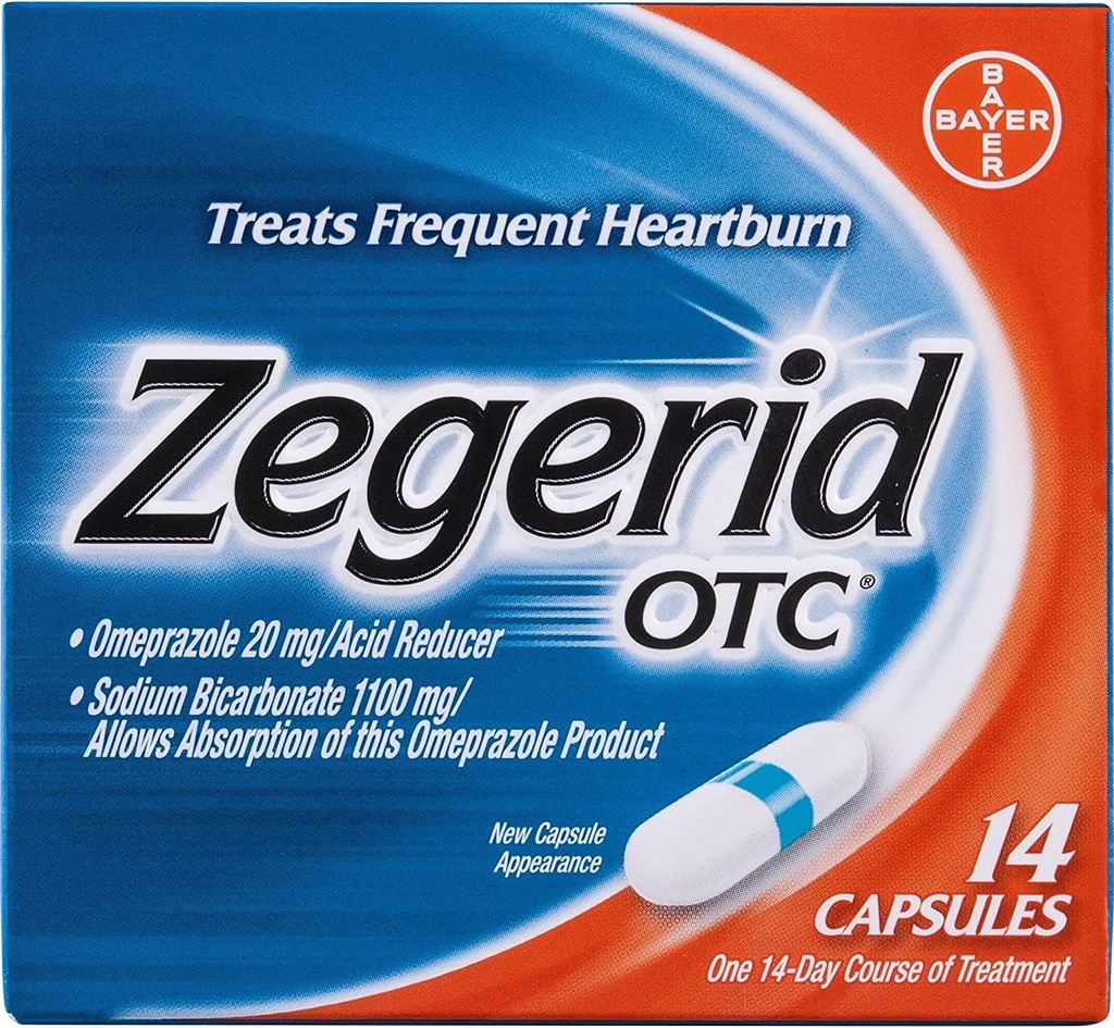 ZEGERID OTC CAPS 14 kapsułki (2 opakowania)