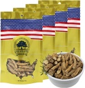 American Ginseng Slices from Wisconsin (Sliced Ginseng Root Wisconsin Grown! Większość ludzi używa go do herbaty żeńszenia! Dobre dla zdrowia! (American Ginseng Large Branch, 4 opakowania po 1 funt)