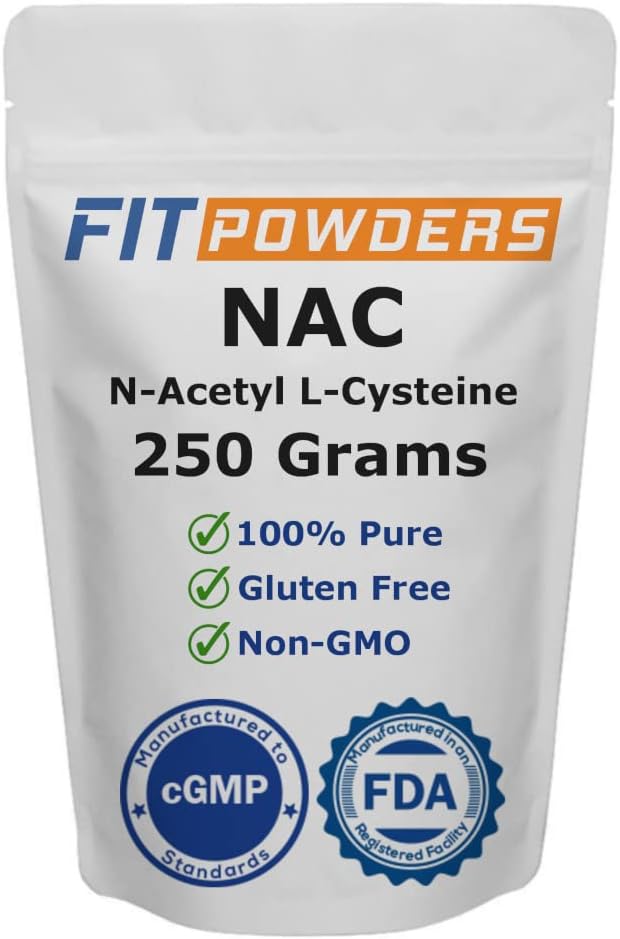 Proszek NAC N- Acetyl L- Cysteina w proszku Scoop Zawarte (250 Gram)