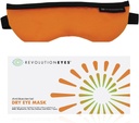 Revolutioneyes Heated Eye Compress - wilgotne ciepło dla suchego oka ulgi, zmywalne, wielokrotnego użytku i Microwavable Hot Eye Mask dla MGD, Blevaritis Suchy Eye & Styes z ochrony Steryloyes