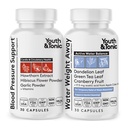 Młodzież & Tonic Daily Water Away Pills and Blood Pressure Supplements / Natural Diuretics for Water Retention & BP Capsules to Keep a Good Circulative Health / 60 CPS for Women & Men