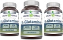 Amazing Supples L- Glutamine 500 mg Capsules Supples 124; Amino Acid Supplement Supplement Amend124; Non-GMO Supplement 124; Gluten Free Supples 124; Made in USA (3 Pack, 120 Count)