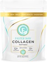 Szybsza droga - Kolagen Peptydes - 12g Zhydrolizowany Kolagen + 11g Białko na Podawanie - Włosy, Skóra i Nails - Amino Acids - Pasza - Cukier, Gluten i Dairy Free - Nie-GMO -Proszek Unflavored -30 Służenie
