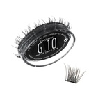 Lashify Gemini 10mm Gossamer Lashs w kolorze czarnym, łatwe DIY fałszywe rzęsy dla obszerny, mądry i zabawny wygląd