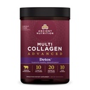 Ancient Nutrition Advanced Multi Collagen Protein Powder Cleanse & Detox, Unflavored, 36 Służenia