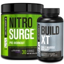 Jacked Factory Nitroshare Pre- Trening w Grape & Build XT Muscle Building Bundle dla mężczyzn i kobiet