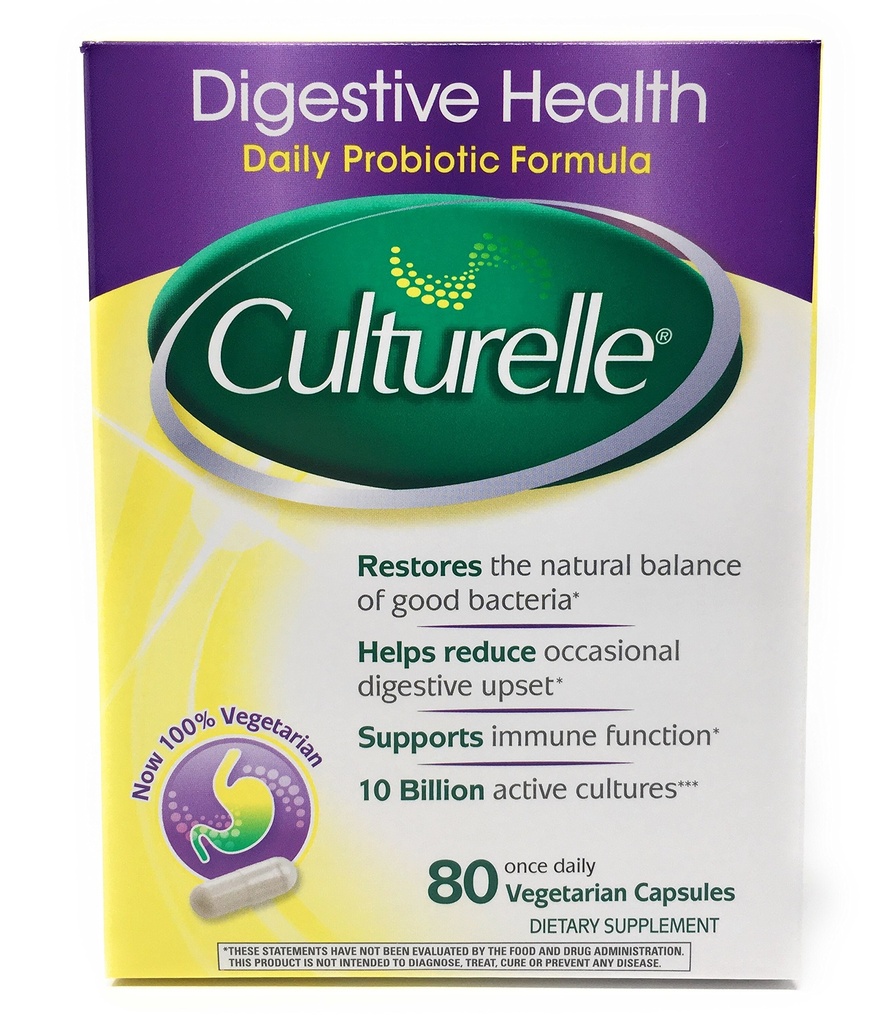Culturelle Digestive Health Probiotic - 2 pudełka, 80 kapsułek