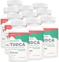 Uzupełnienie wątroby TUDCA 1000mg - 600 Kapsułek wegańskich, Mieszanka cieśni mleka Herbal z Fulvic i kwasem Humicznym dla wątroby, Zdrowie pokarmowe