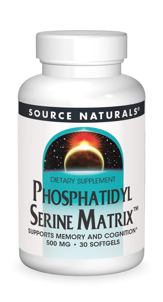 Źródło Naturals Fosfatydyl Serine Matrix 500 mg - 30 Softgels