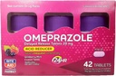 Rite Aid Acid Reducer Omeprazol Opóźnione uwalnianie tabletki - 20 mg, 3 Butelki, 14 Count Each (42 Count Total), Wildberry Mint Flavor, Heartburn Relief, Heartburn Medicine, Leczenie często Heartburn