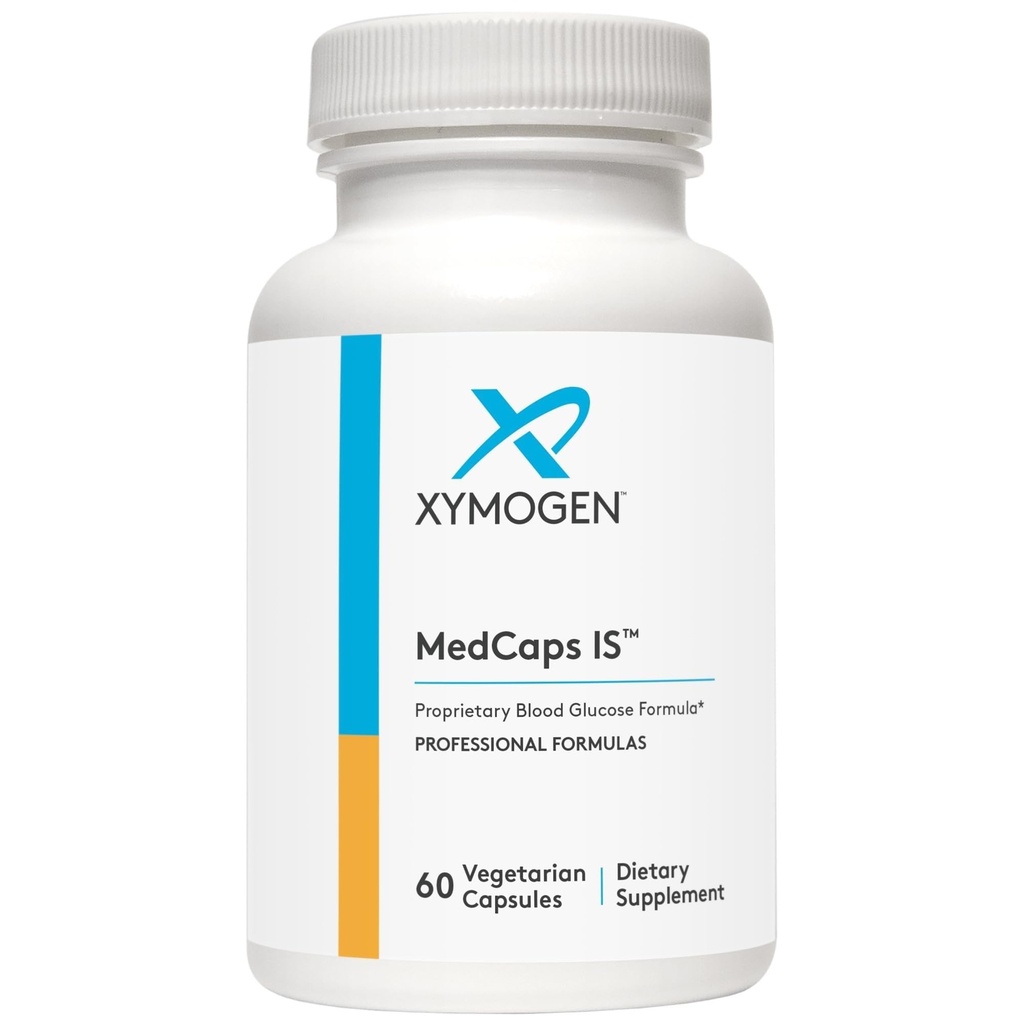 XYMOGEN MedCaps is - Herbal + odżywcze wsparcie dla zdrowia Metabolicznego - obejmuje Chrom, Biotin, Niacyna, Tiamin, Vanadium, Ekstrakt kozieradki, Gourd ekstrakt, Gymnema 5: 1 Extract (60 kapsułki)
