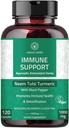 Kapsułki wsparcia immunologicznego - Suplement wsparcia odporności 120 Kapsułki wykonane z organicznych Neem, Tulsi, Amla & Turmeric, Wzmocnienie Wellness i funkcji immunologicznych.