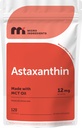 Micro Składniki Astaksantyna 12mg z MCT Oil, 120 Softgels, 4 Miesiące Dostawy 124; Premium Astaksantyna Antyoksydanty Suplementy * Astaksantyna 124; Świeże Mikroalgi Źródło 124; Potrójne Siła, Non-GMO, Gluten Free, No Soy