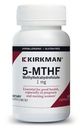 Kirkman 5- MTHF - Hipoalergiczne - 120 Kapsułki wegetariańskie - kwas foliowy