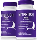 (2 Pack) Nite Hush Pro Capsules- Odblokuj swój pełny potencjał z formułą NiteHush Pro - Premium Support for Focus, Concentration and Balanced Health, Oficjalna recenzja NiteHushPro Pills (120 kapsułki)
