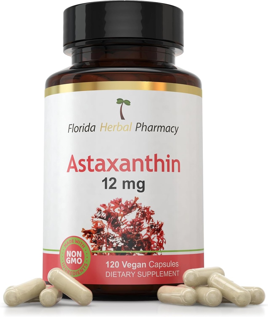 Florida Herbal Pharmacy, Astaksantyna 12 mg kapsułki (120 kapsułek)