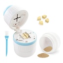Pill Cutter - Pill Splitter ze stali nierdzewnej Blade do cięcia małych tabletek lub dużych tabletek w połowie lub ćwierćtuszy, Nadaje się do Citing Vitamin, Tabletki