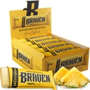 Braven Bar Ananasowe Bary energetyczne (1.59 oz, Pack of 20) - Przeżuwacze energii z 5 g Białko - On- the- Przekąski energii dla biegania, piesze piesze i sportowe - Gluten Free przekąski dla długotrwałego boost energii