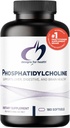 Designs for Health Phosfatidylcholine Softgels - Phosfatidyl Choline Supplement from Soy Lecithina to Support Liver + Brain Health (180 Softgels)