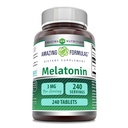 Amazing Melatonas Supplement Equipment 124; 3 Mg Per Serving Equipment 124; 240 Tablets Evidence 124; Non-GMO Equipment 124; Gluten- Free Equipment 124; Made in USA