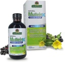 Odpowiedź przyrody Mullein- X Multi System Syrop Kaszlowy 4 Ounce Reg. 124; Pociera Kasze i Kasze Mucus Reg. 124; Wsparcie oddechowe 124; Nie GMO Gluten Free