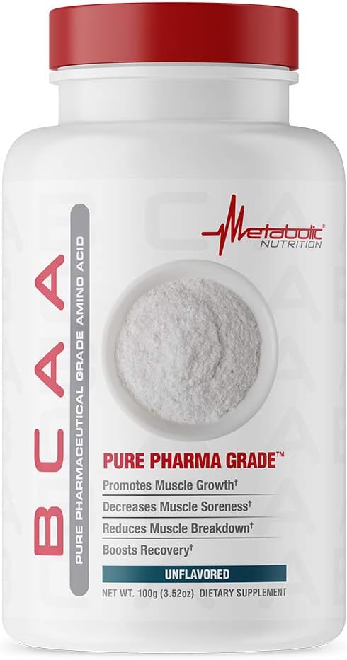 Metaboliczne odżywki BCAA, 100 gramów proszku